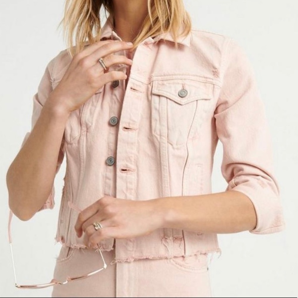 Lucky Brand Tomboy Trucker Denim Jacket